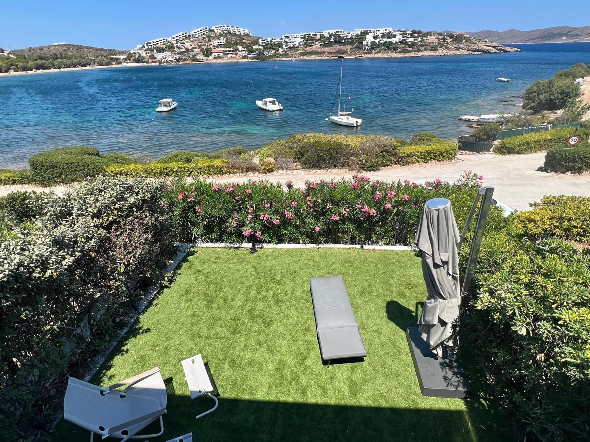 Sounio - Waterfront Luxury Spa Villa Pounta Zeza 170 Sqm On Private Beach Сунион Экстерьер фото