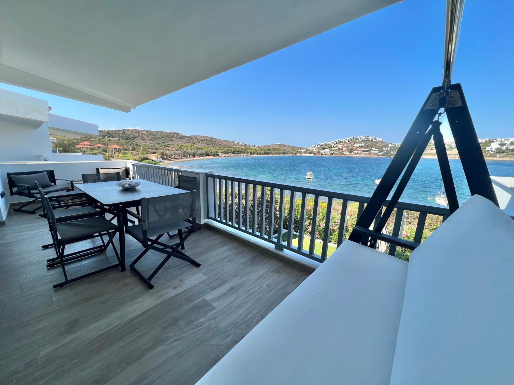 Sounio - Waterfront Luxury Spa Villa Pounta Zeza 170 Sqm On Private Beach Сунион Экстерьер фото