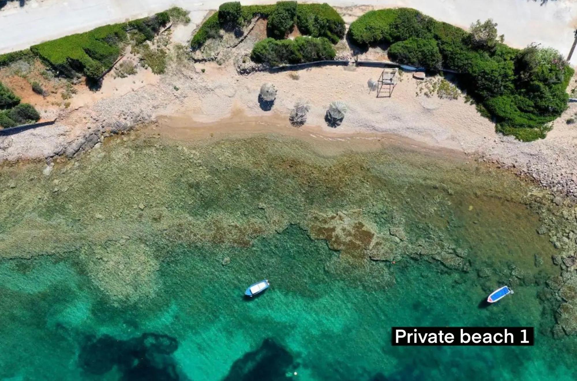 Sounio - Waterfront Luxury Spa Villa Pounta Zeza 170 Sqm On Private Beach Сунион Экстерьер фото